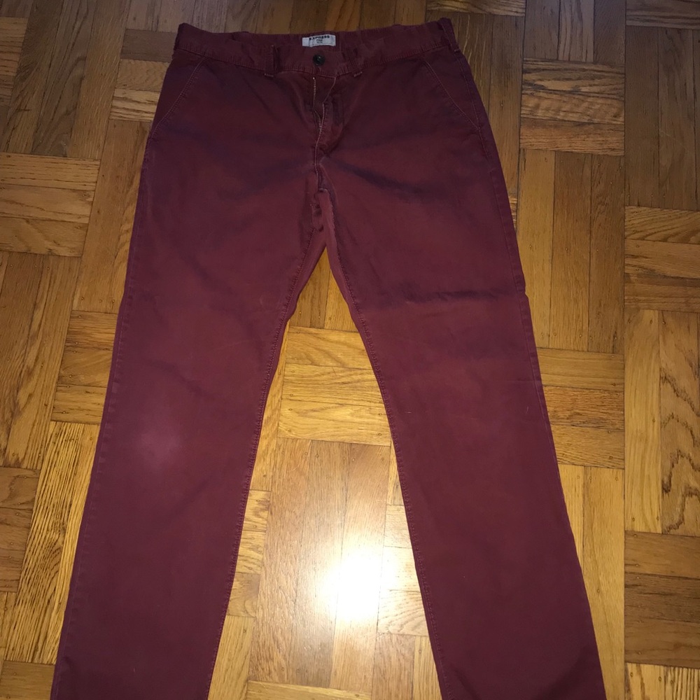 Express Maroon Men’s Pants